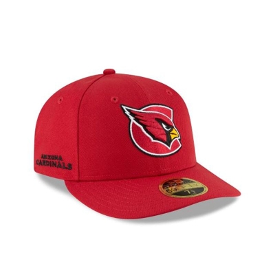 Red Arizona Cardinals Hat - New Era NFL Logo Mix Low Profile 59FIFTY Fitted Caps USA5379408